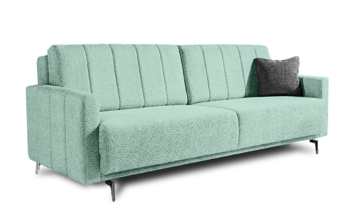 פרלה ספה נפתחת למיטה בצבע טורקיס