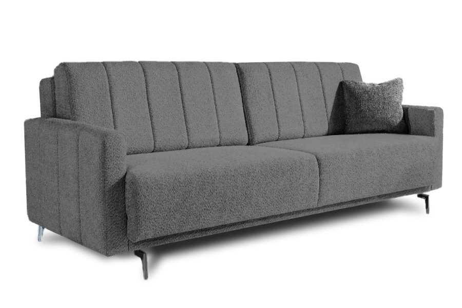 פרלה ספה נפתחת למיטה בצבע עכבר אפור