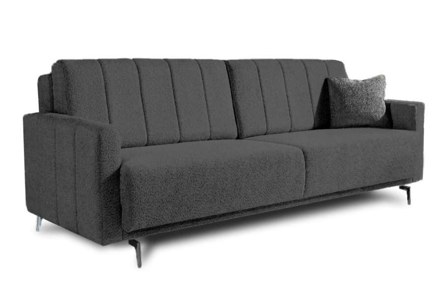 פרלה ספה נפתחת למיטה בצבע שחור