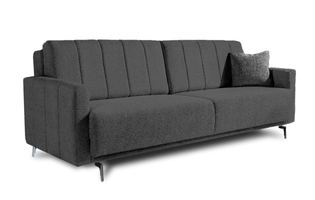 פרלה ספה נפתחת למיטה בצבע שחור