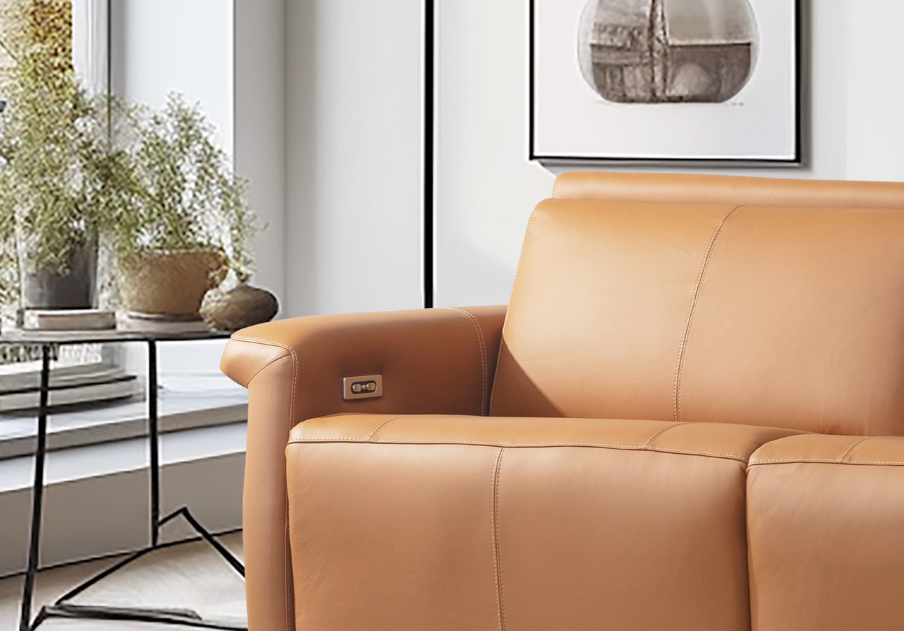 ספה-מעוצבת-עם-ריקליינרים-רילקסון-תוצרת-קנדה-עור-טרקוטה DTL