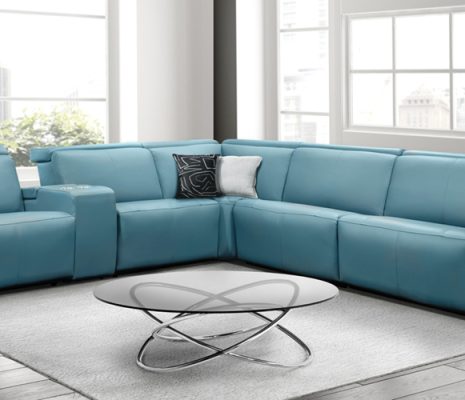 מערכת פינתית עם ריקליינרים