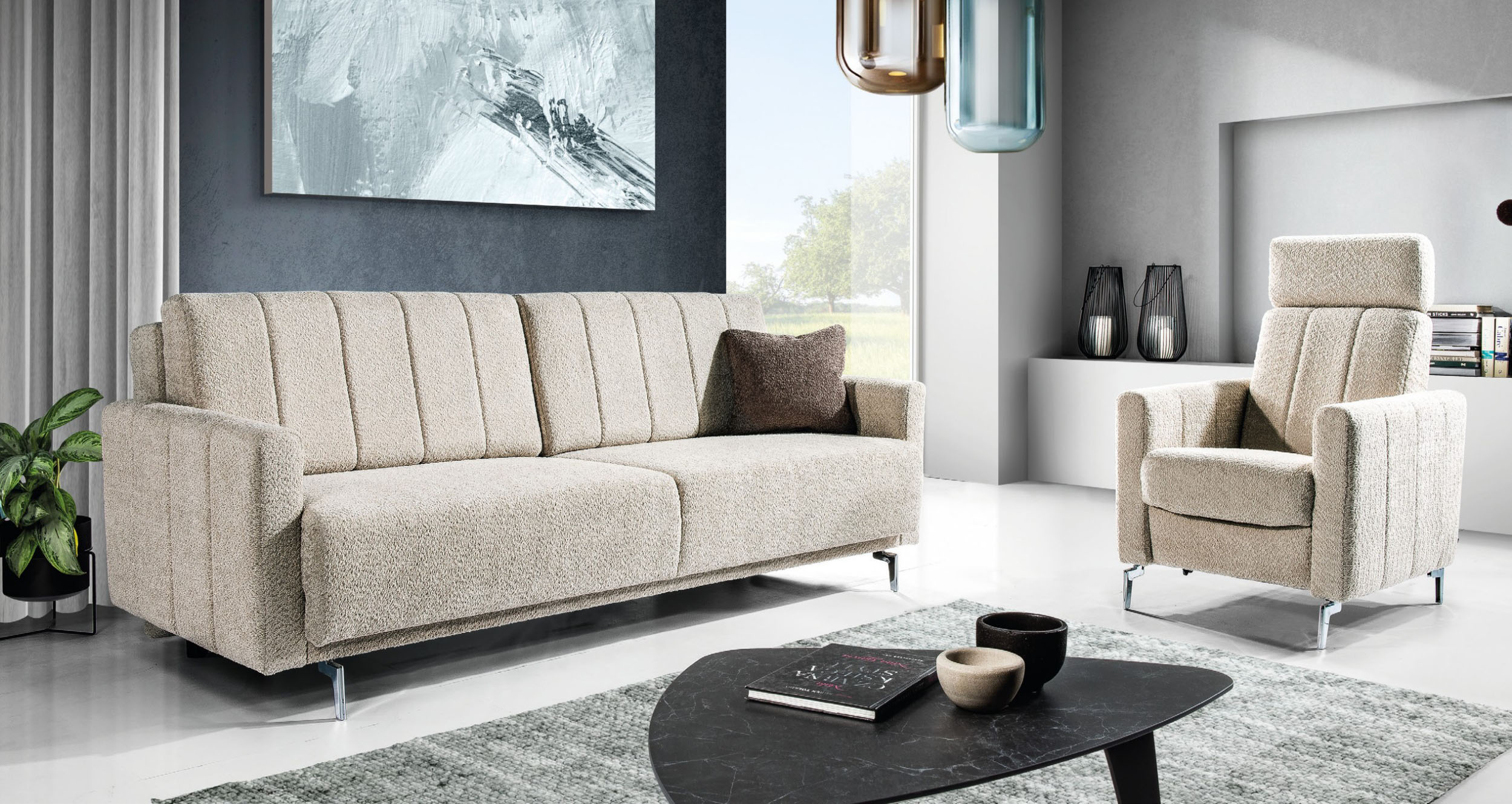 סלונים מעוצבים - מערכת ישיבה - דגם: רוקי_0002_פרלה