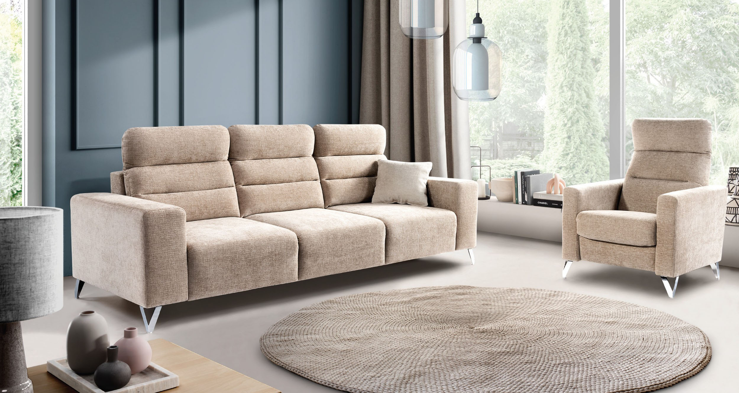 סלונים מעוצבים - מערכת ישיבה - דגם: רוקי_0009_לורן