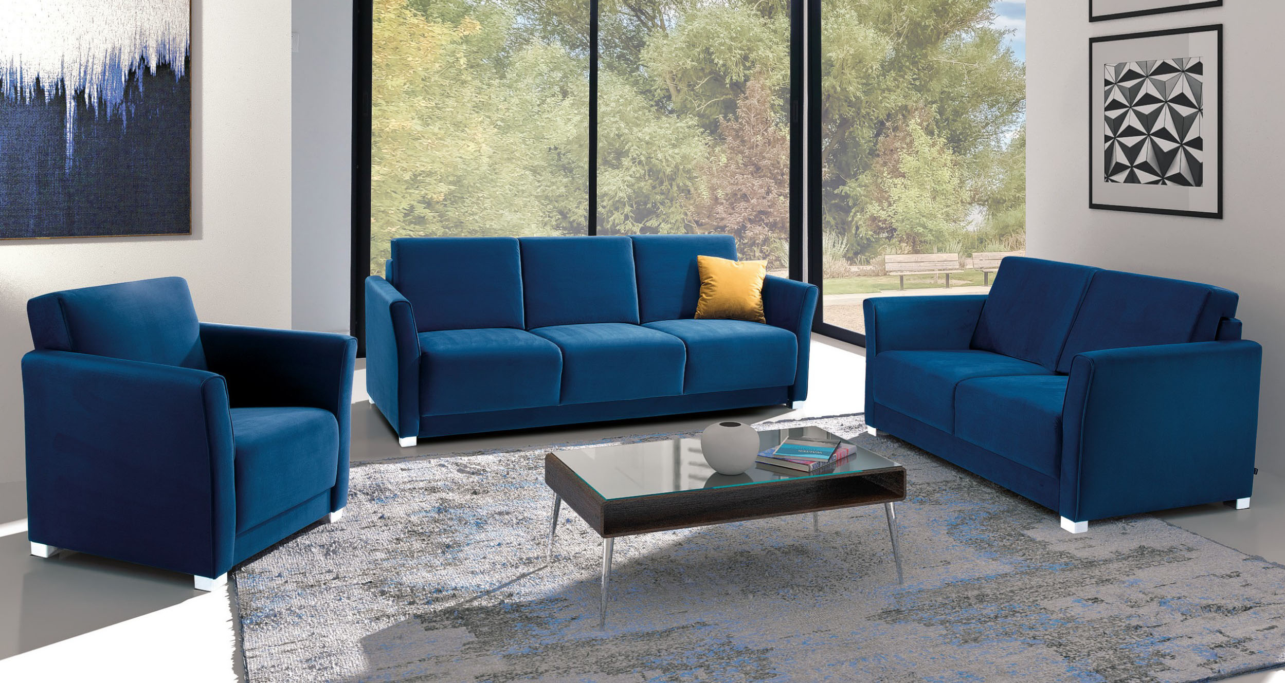 סלונים מעוצבים - מערכת ישיבה - דגם: רוקי_0015_בונו