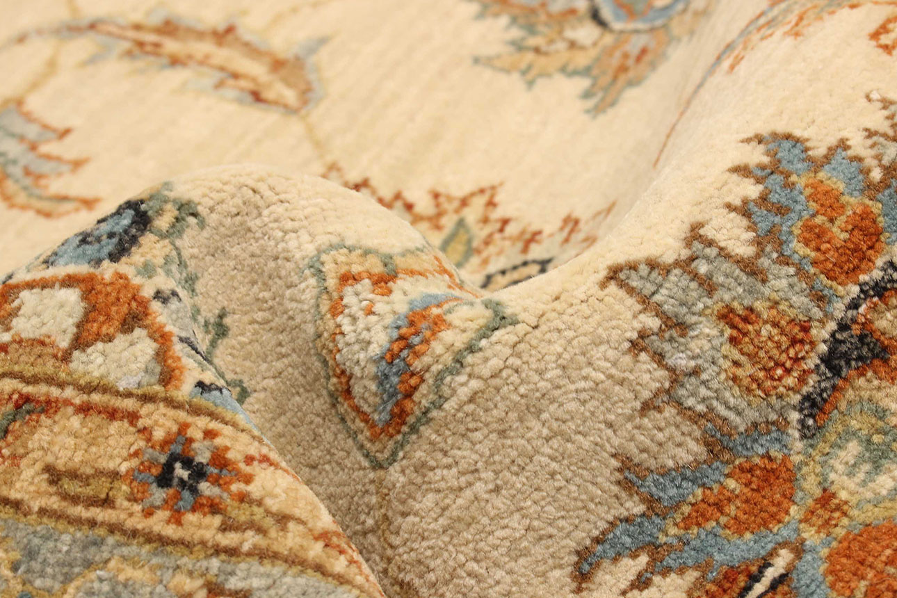 שטיח זיגלר פרימיום תכלת ובייז'