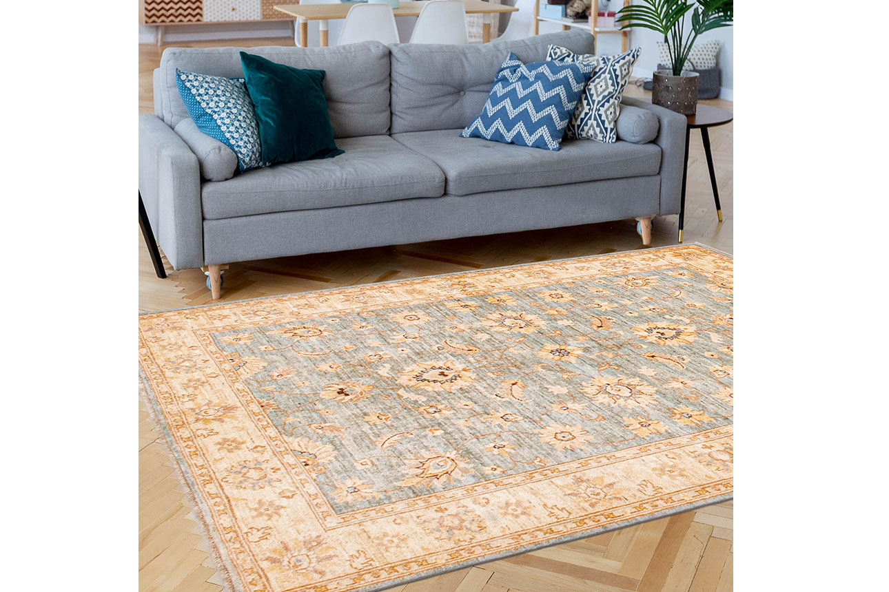 שטיח זיגלר פרימיום בגוון תכלת