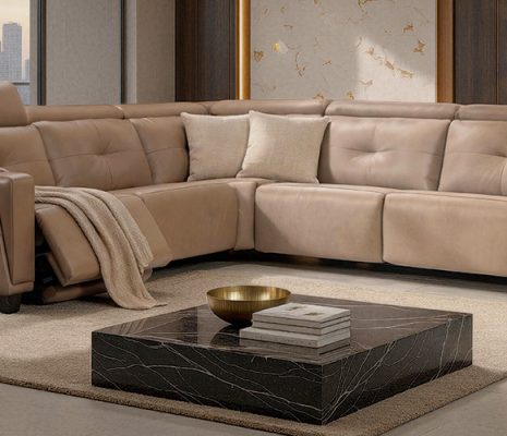 מערכת ישיבה פינתית עם ריקליינרים – F90