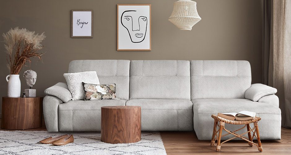 שזלונג מעוצב עם ריקליינרים