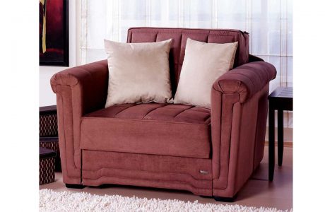 כורסא נפתחת למיטה מפנקת מבד