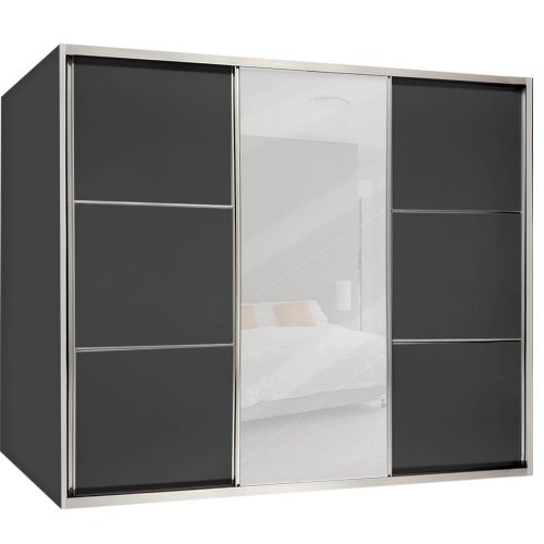 ארון הזזה איכותי – רוחב 220 עם מראה