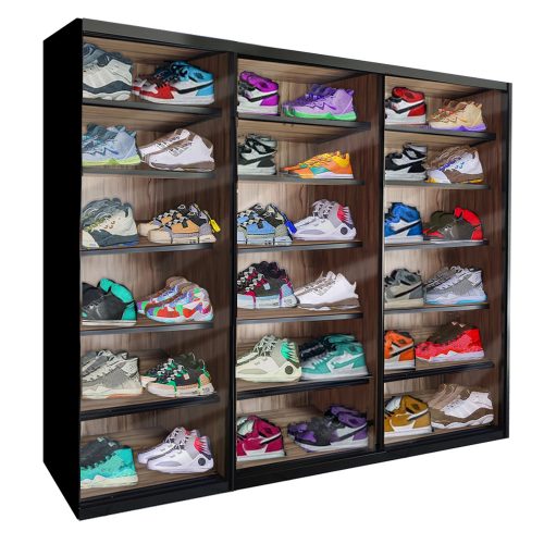 ארון סניקרס שקוף – ארון הזזה יוקרתי