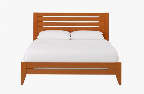 מיטה מודרנית מעץ מלא
