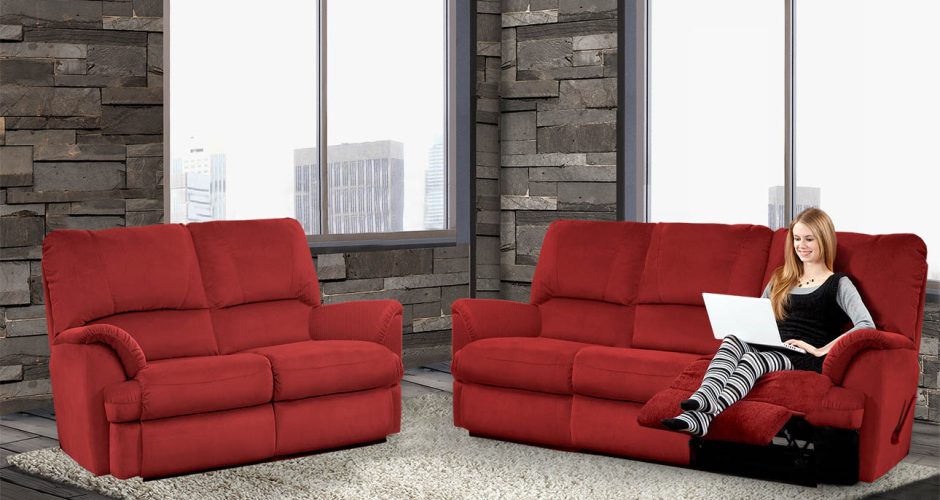 סלון מעוצב עם ריקליינרים – 2088