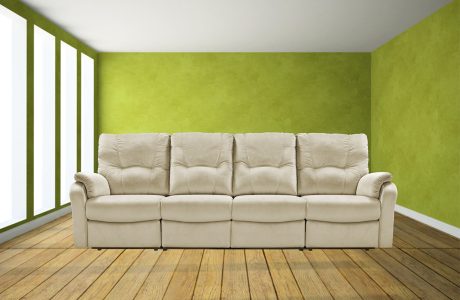 ספה ארוכה עם ריקליינרים 8099