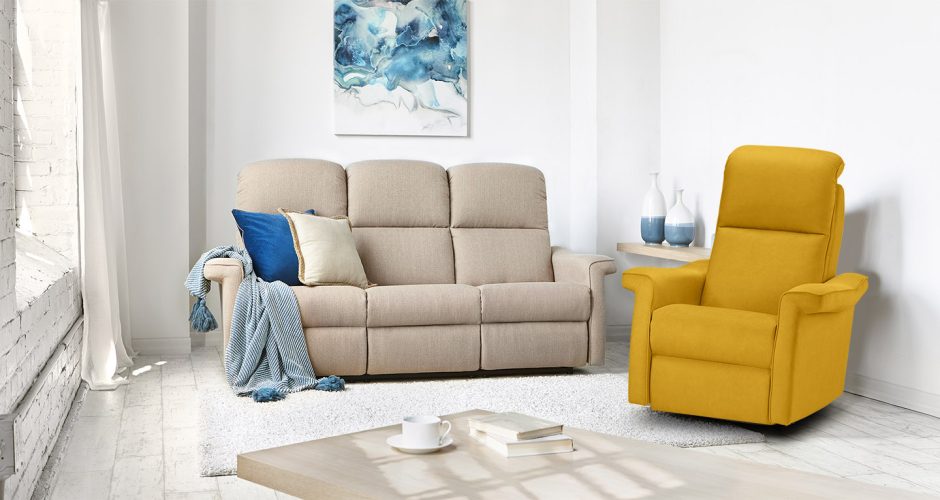 ספה וכורסה מעוצבות ומתכווננות – 4002