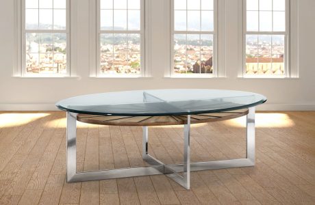 צ’רצ’יל – שולחן סלוני אובלי