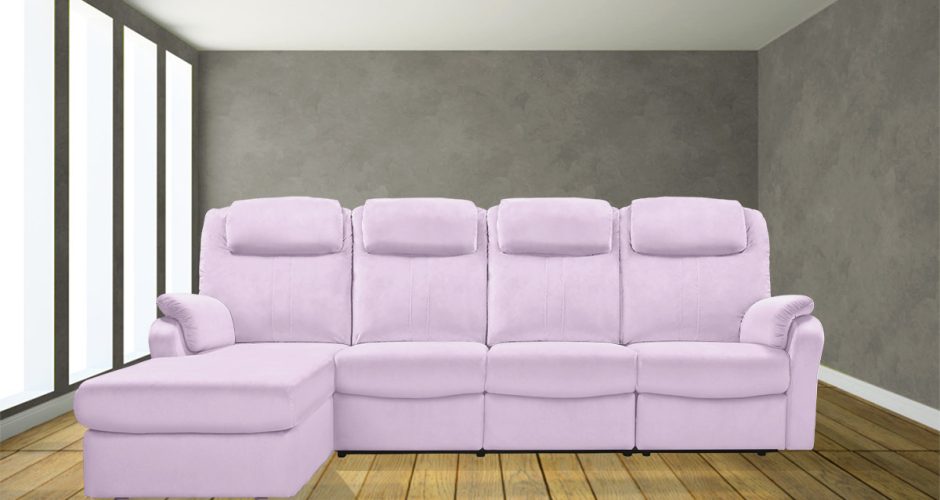 שזלונג מעוצב עם ריקליינרים – 8058