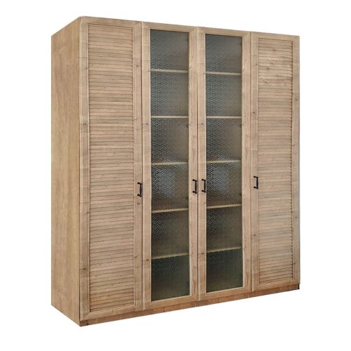 ארון פתיחה תריס – זכוכית רטרו